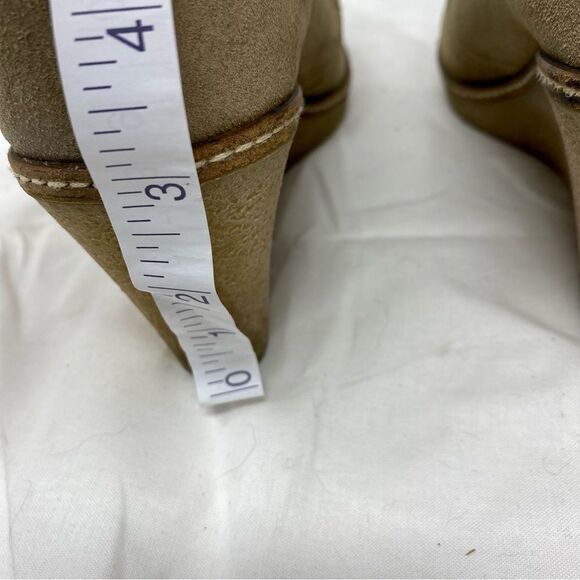 J. Crew Suede Wedge Ankle Boots- Size 8 - Picture 7 of 14